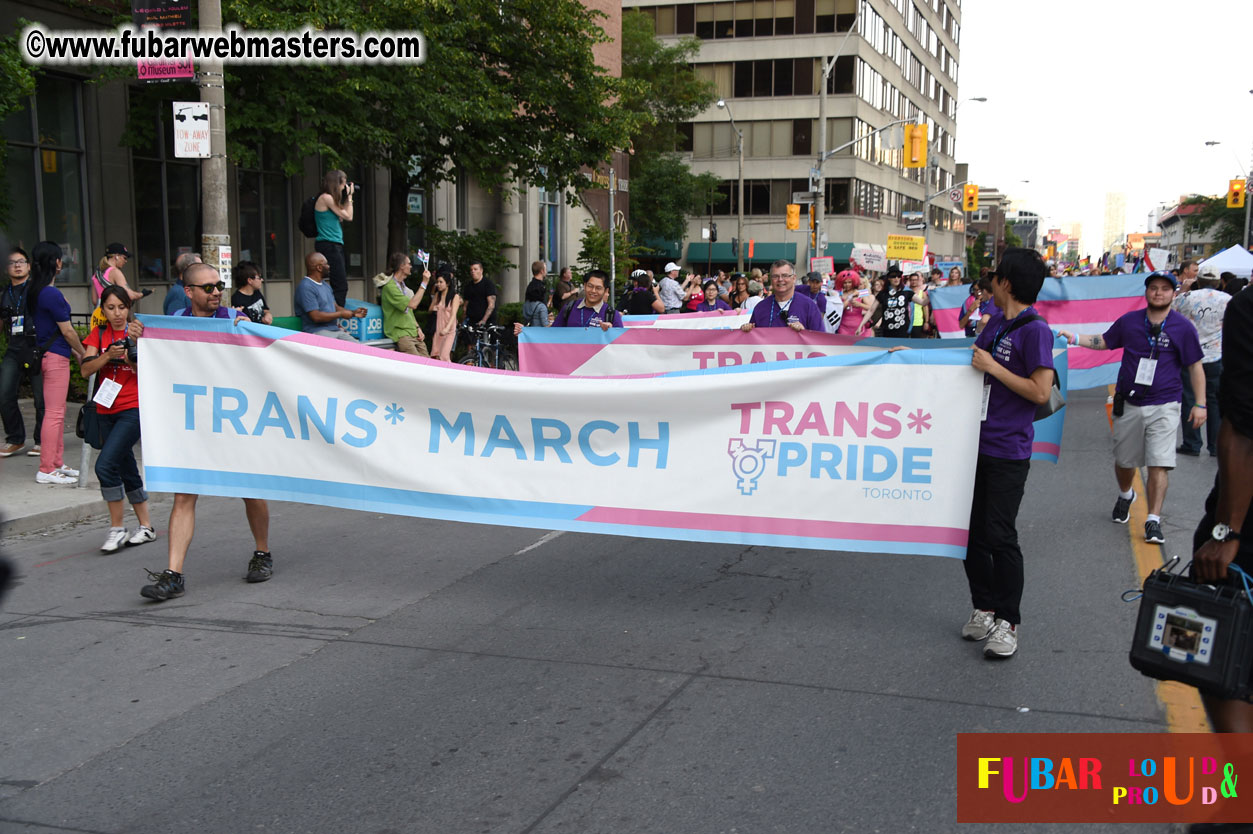 Annual Trans* Pride March