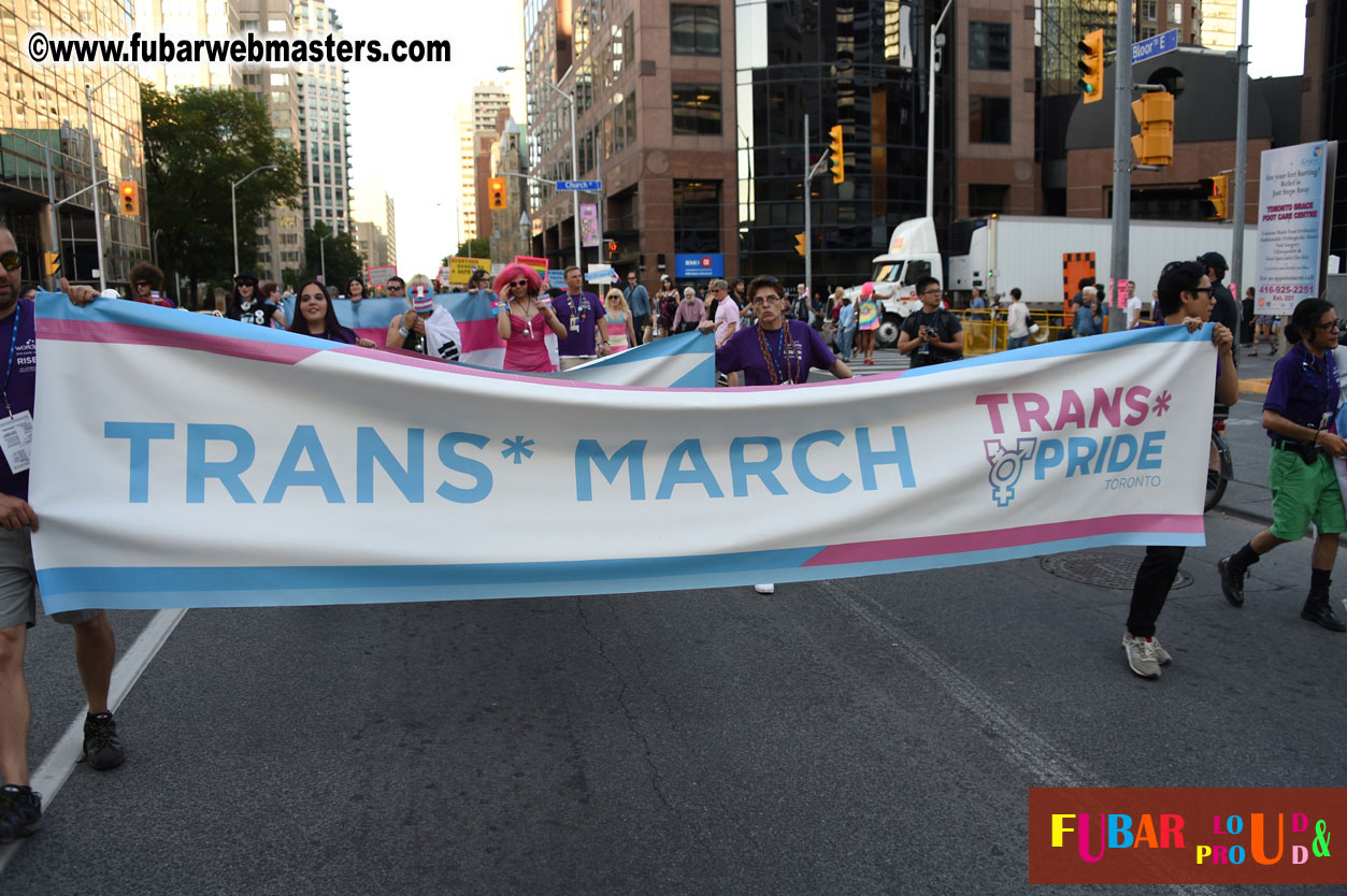 Annual Trans* Pride March