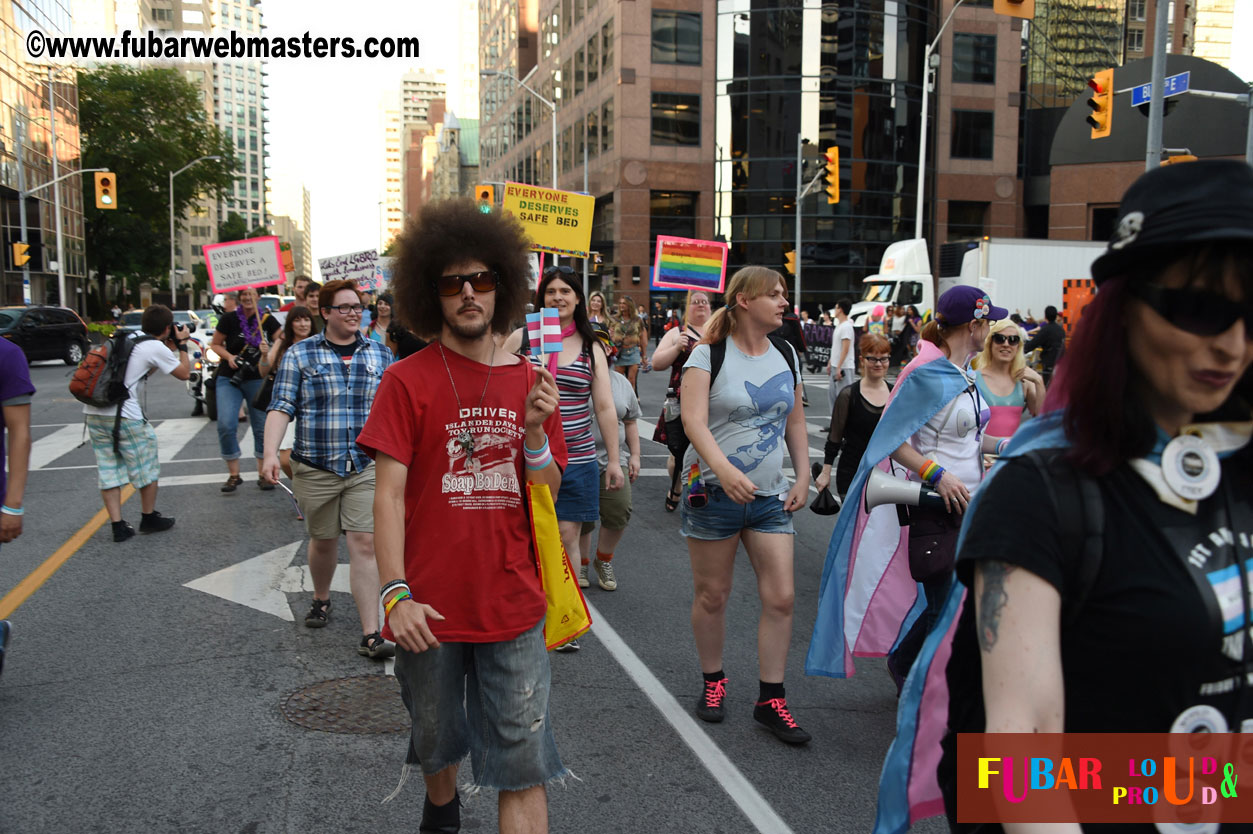 Annual Trans* Pride March