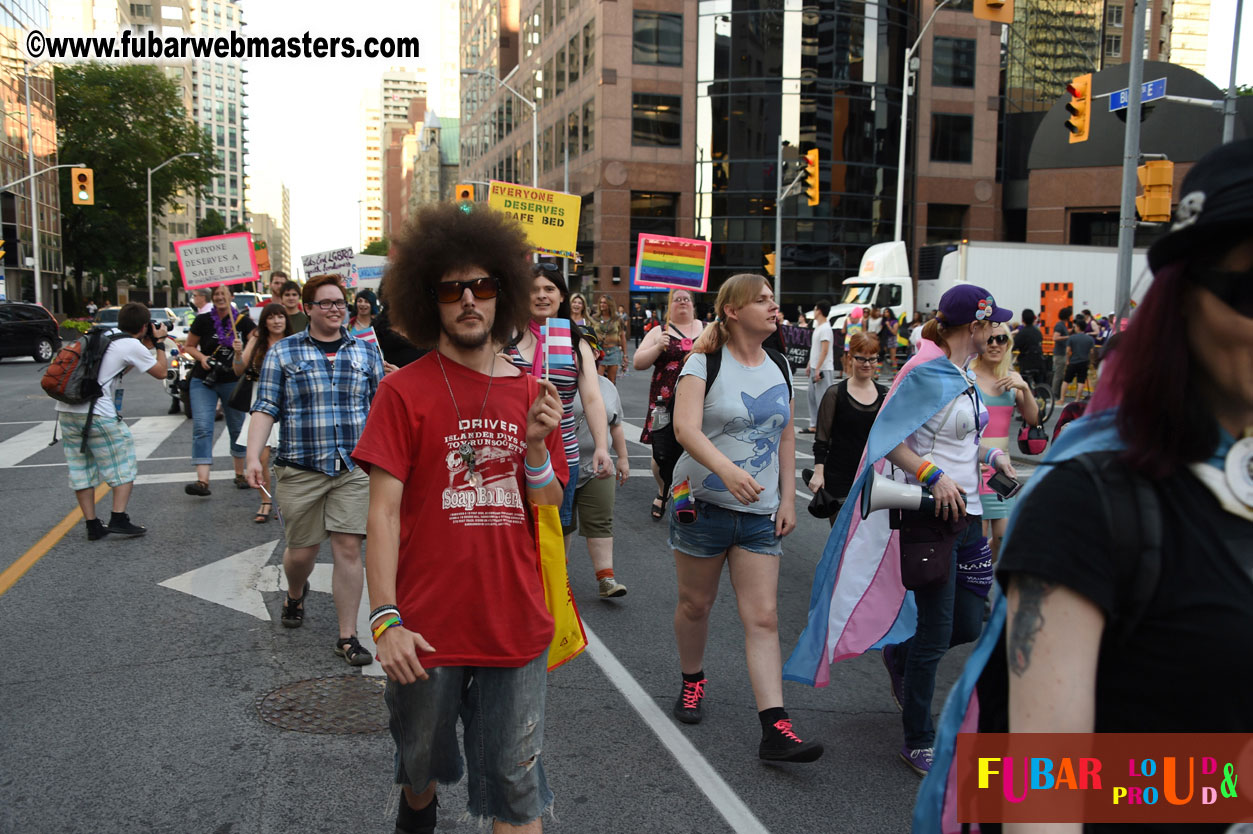 Annual Trans* Pride March