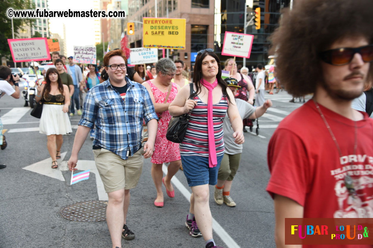 Annual Trans* Pride March