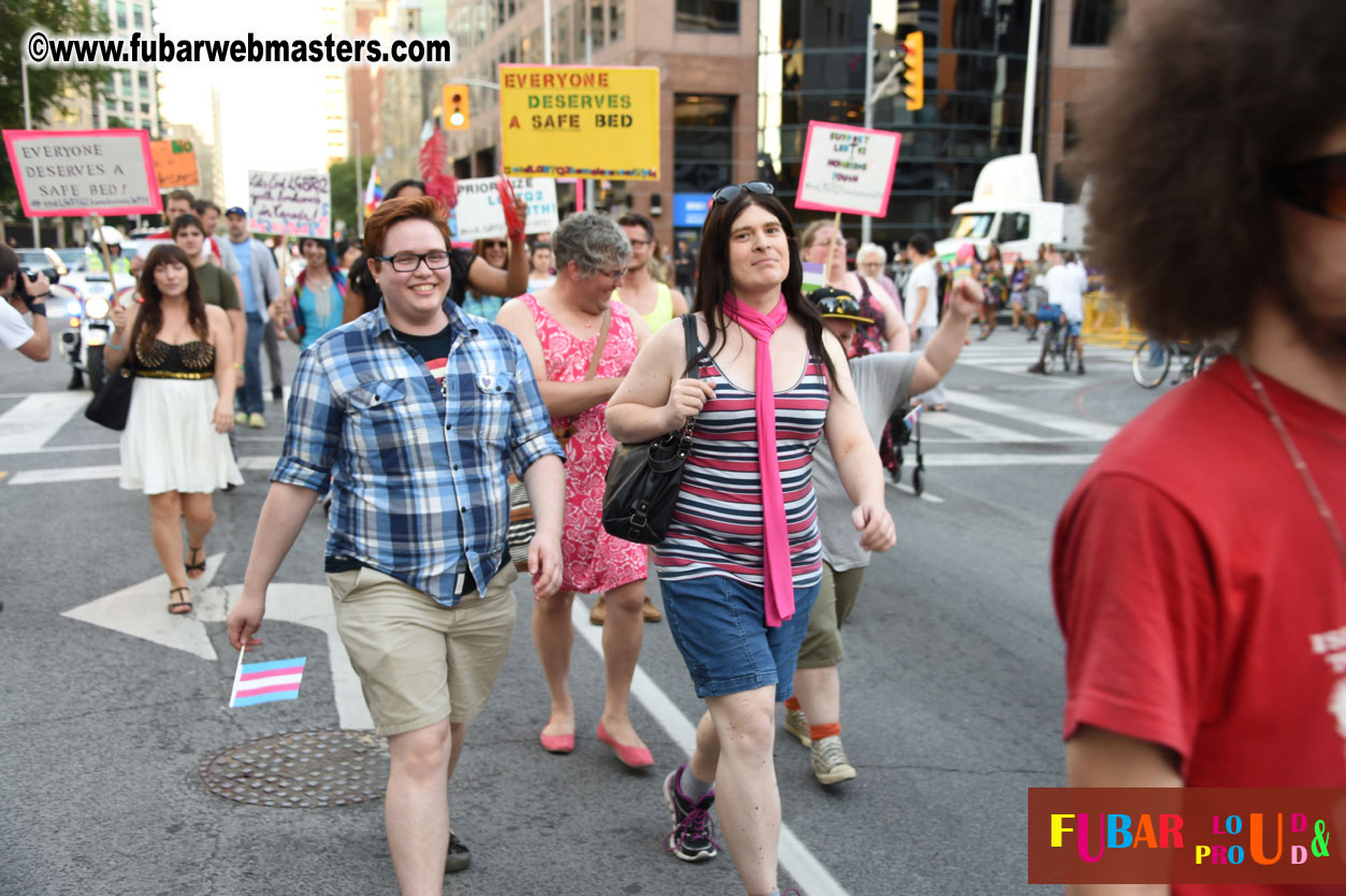 Annual Trans* Pride March