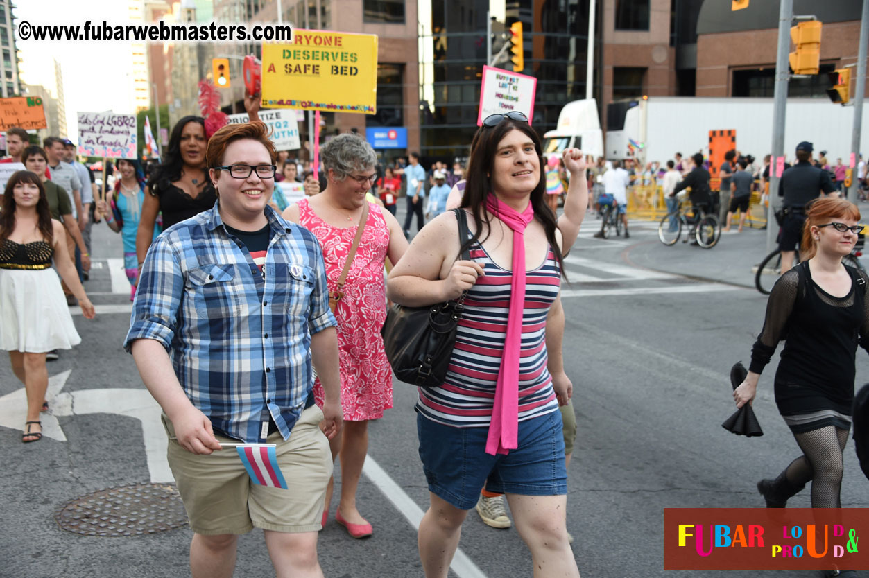 Annual Trans* Pride March