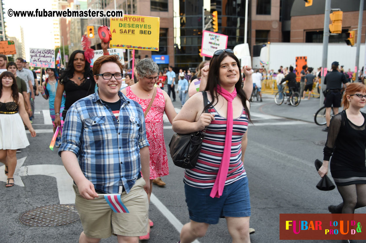 Annual Trans* Pride March