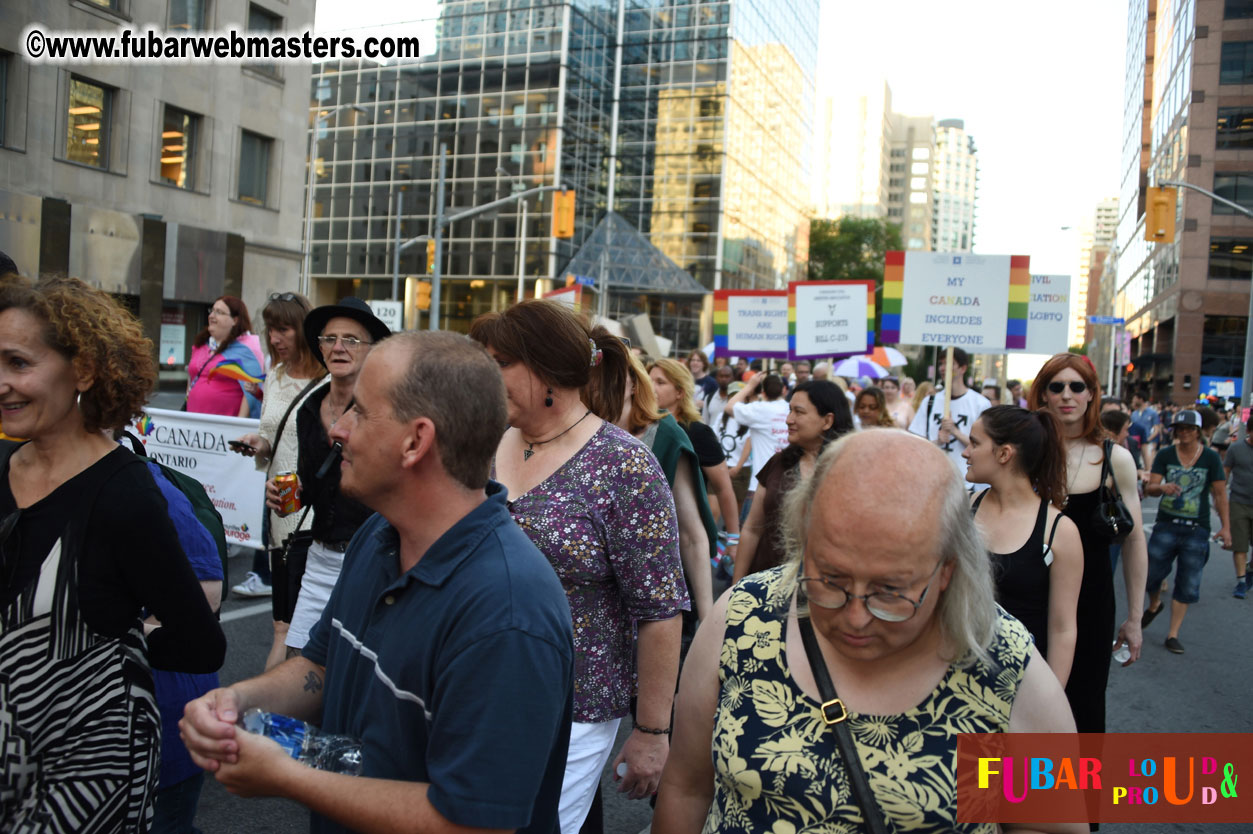 Annual Trans* Pride March