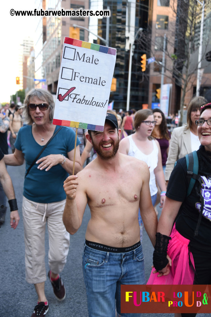 Annual Trans* Pride March