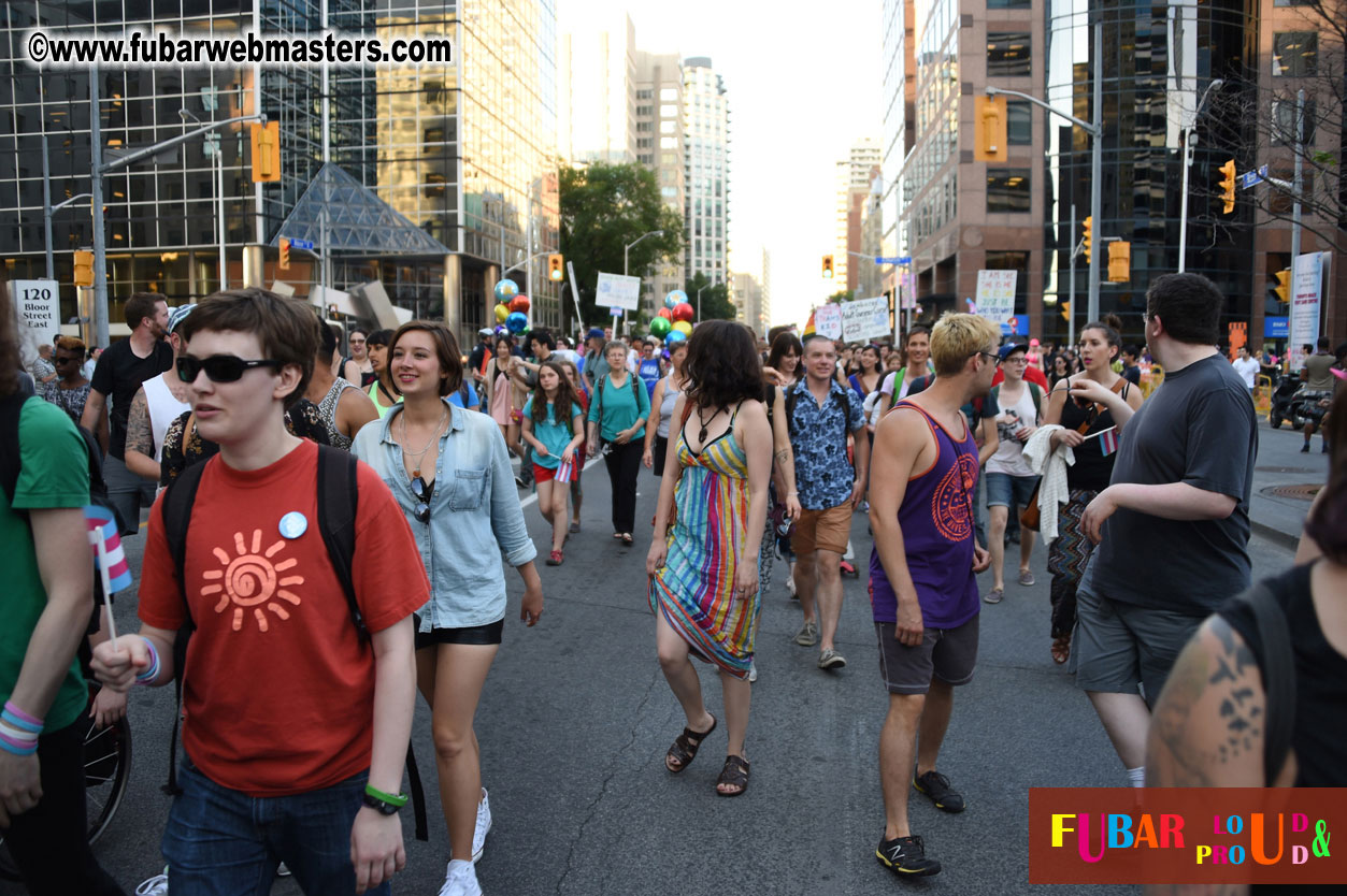 Annual Trans* Pride March