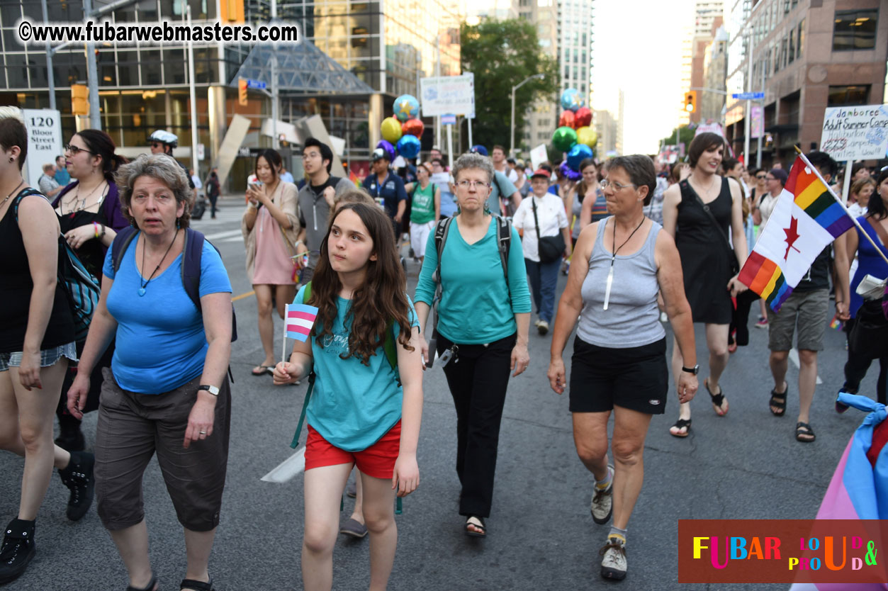 Annual Trans* Pride March