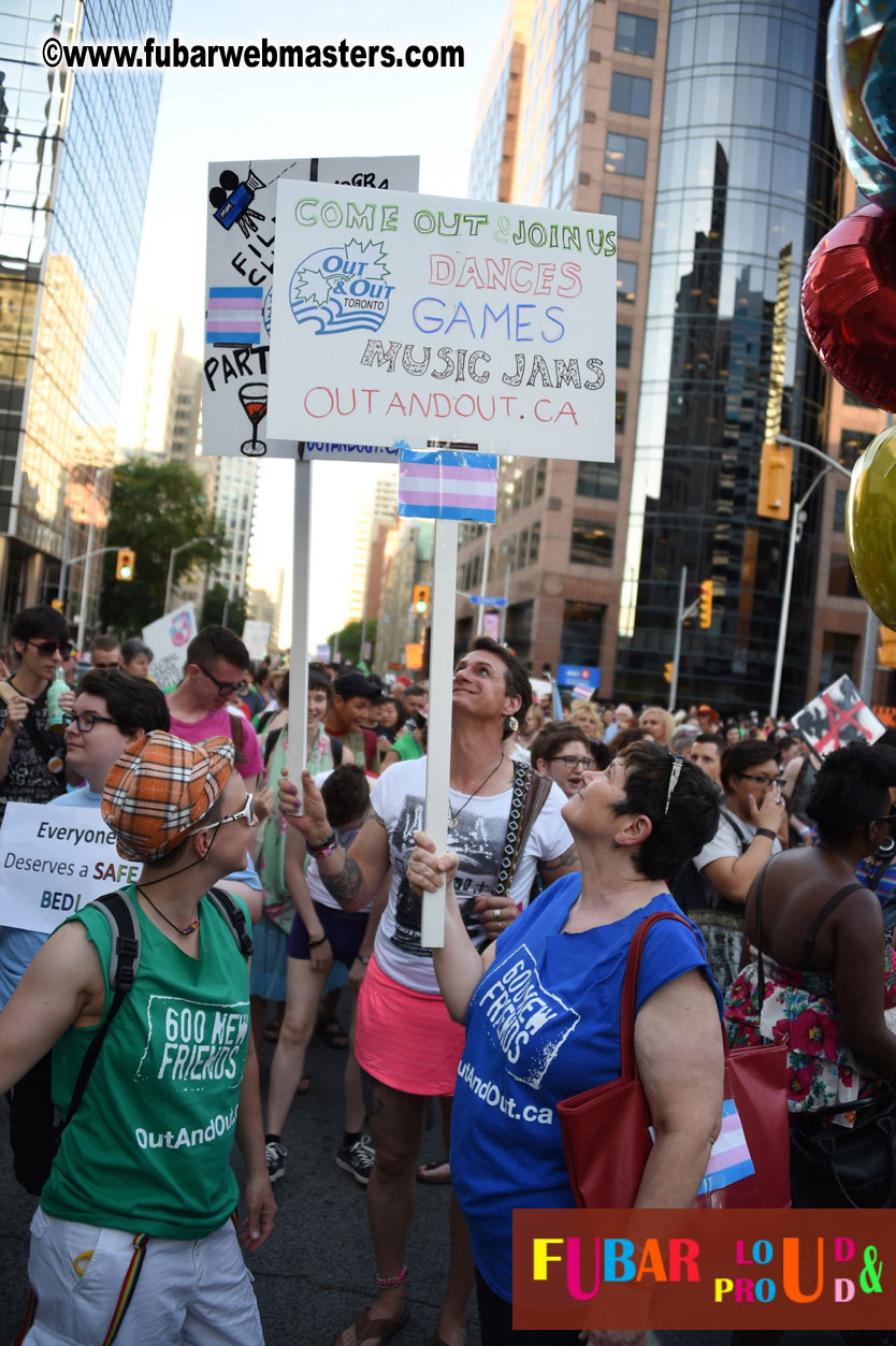 Annual Trans* Pride March