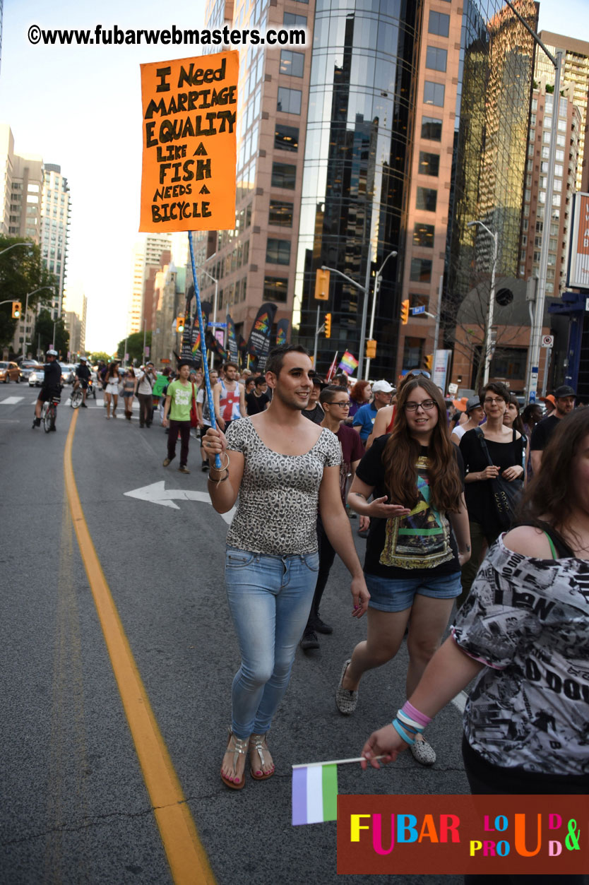 Annual Trans* Pride March