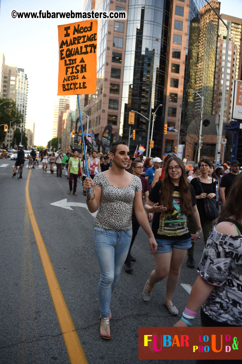 Annual Trans* Pride March