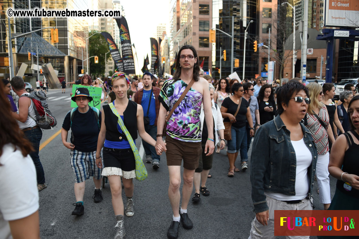 Annual Trans* Pride March