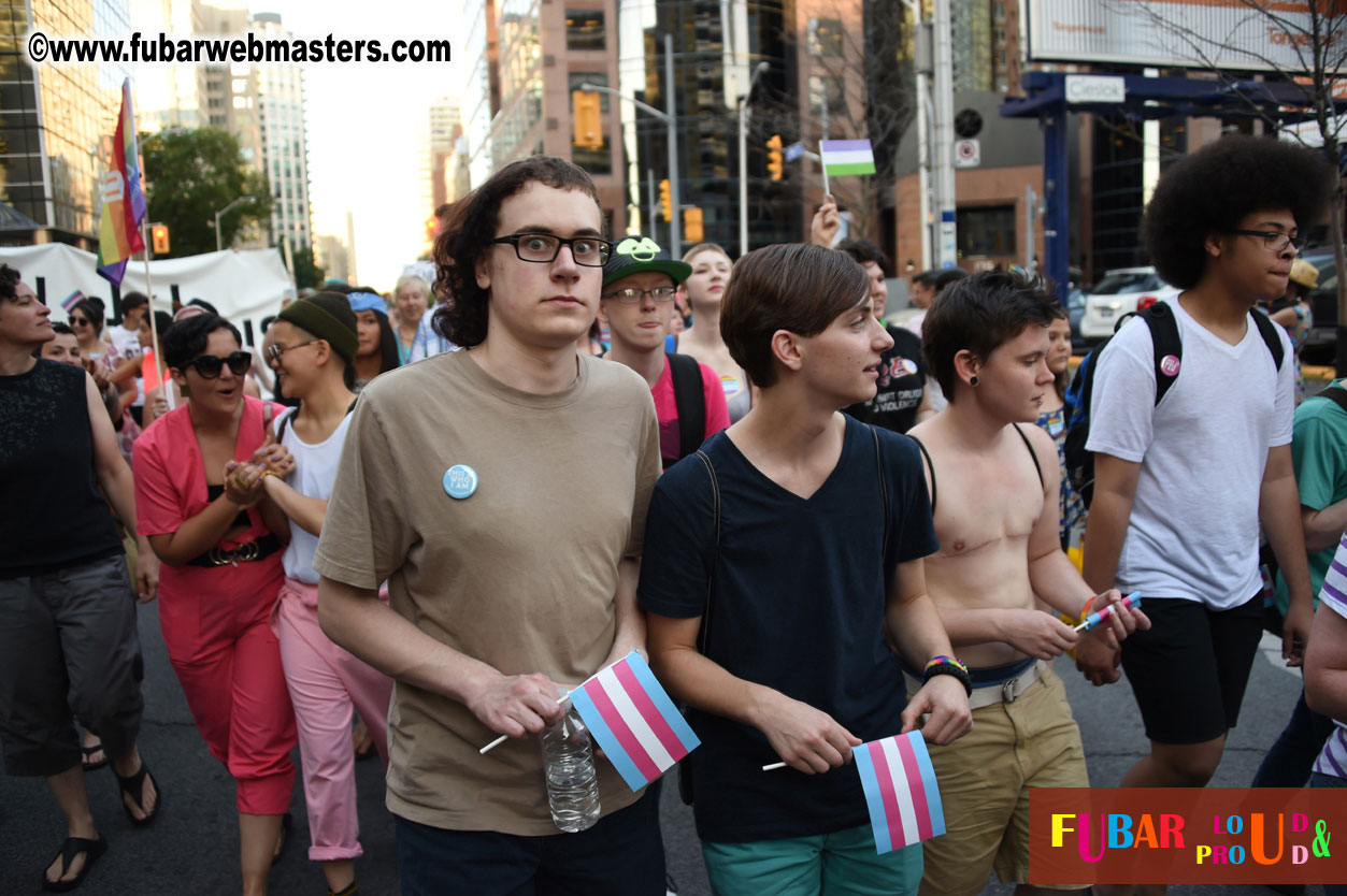 Annual Trans* Pride March