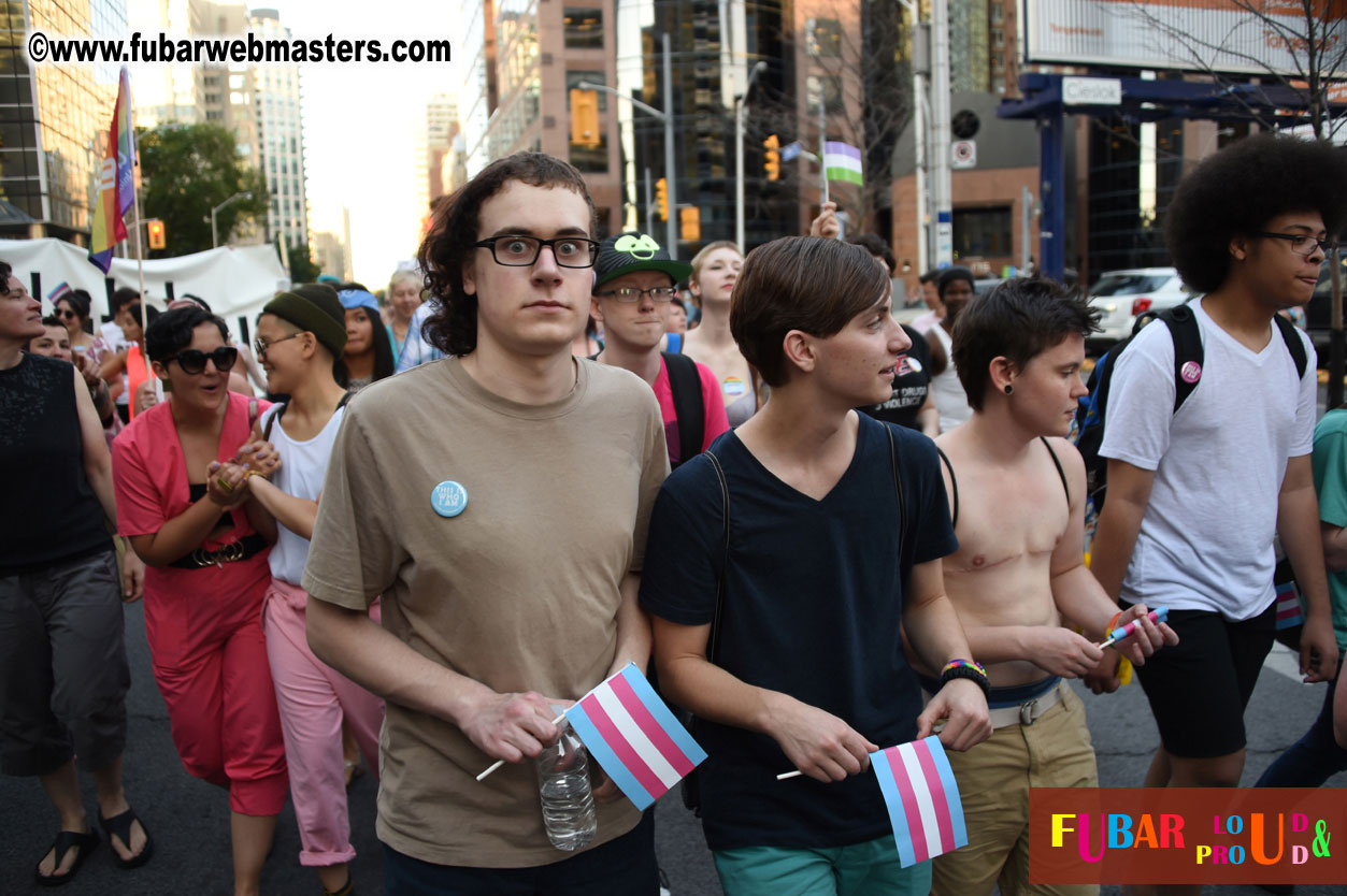 Annual Trans* Pride March