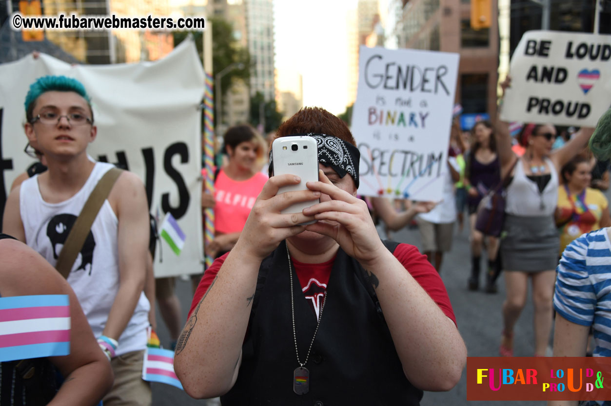 Annual Trans* Pride March