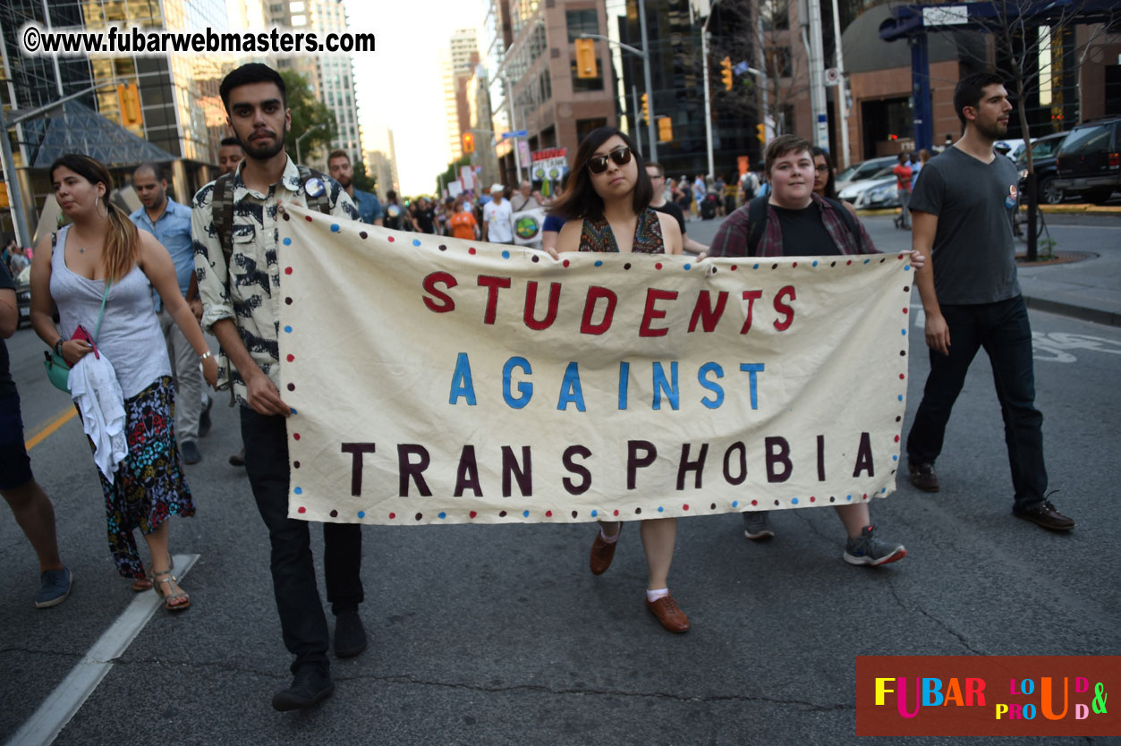 Annual Trans* Pride March