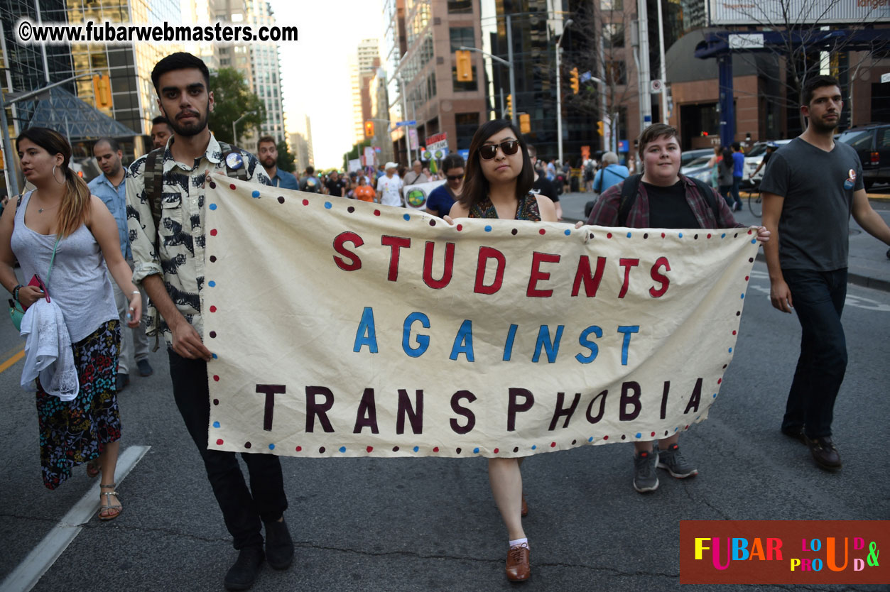 Annual Trans* Pride March