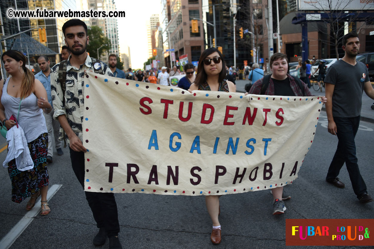 Annual Trans* Pride March