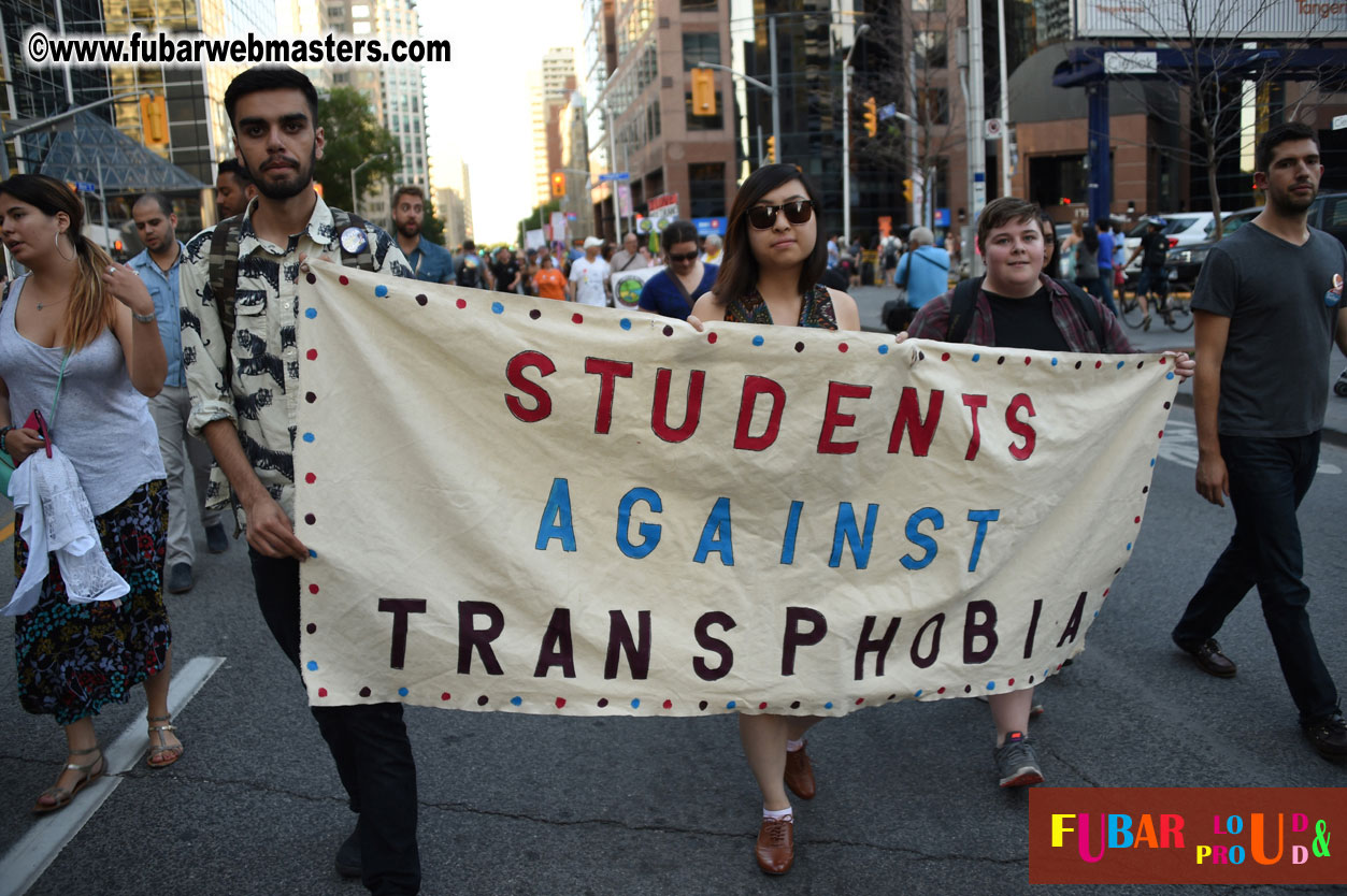 Annual Trans* Pride March