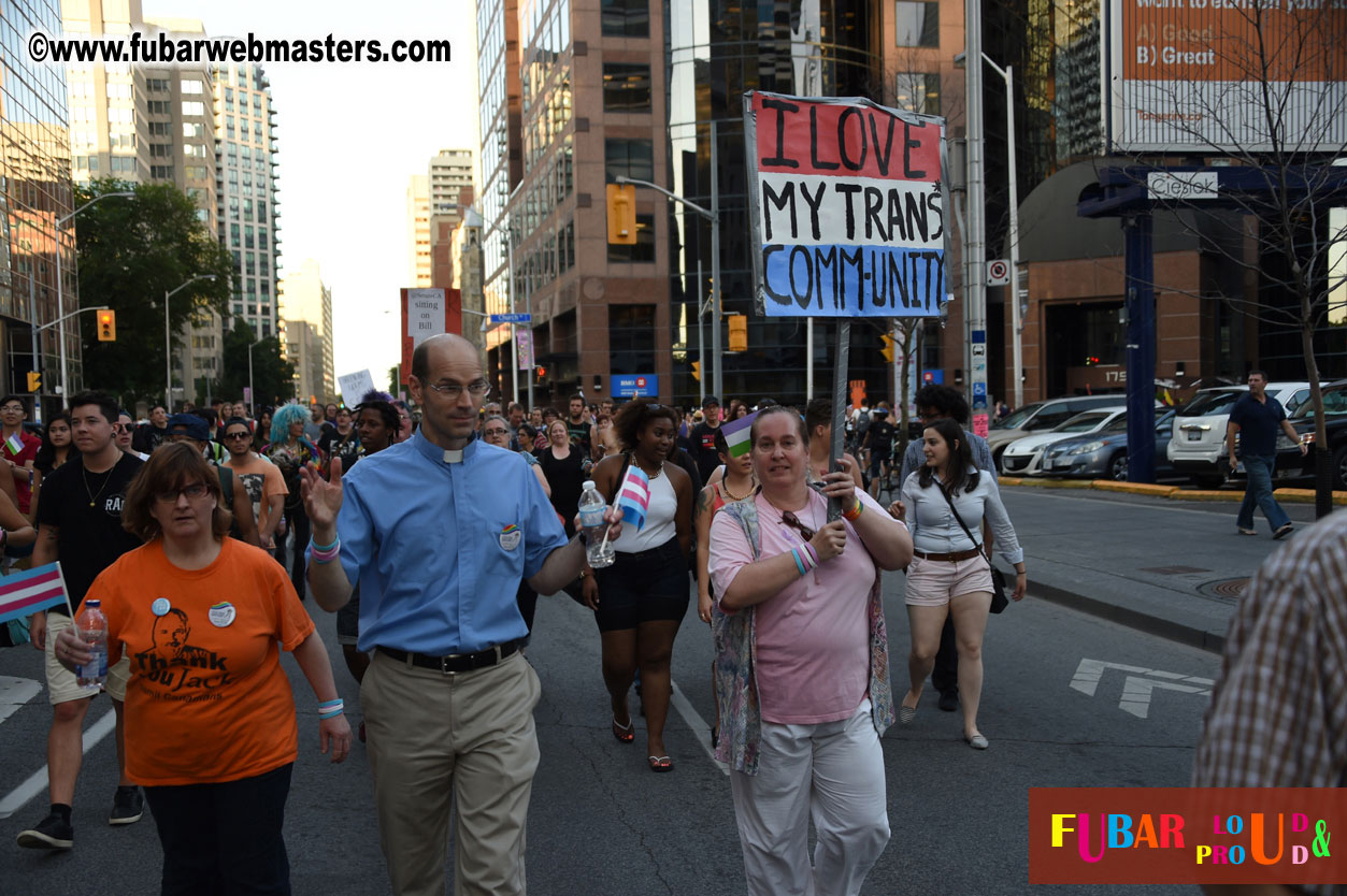 Annual Trans* Pride March