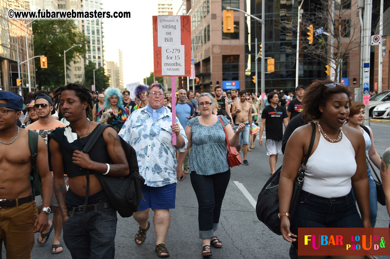 Annual Trans* Pride March