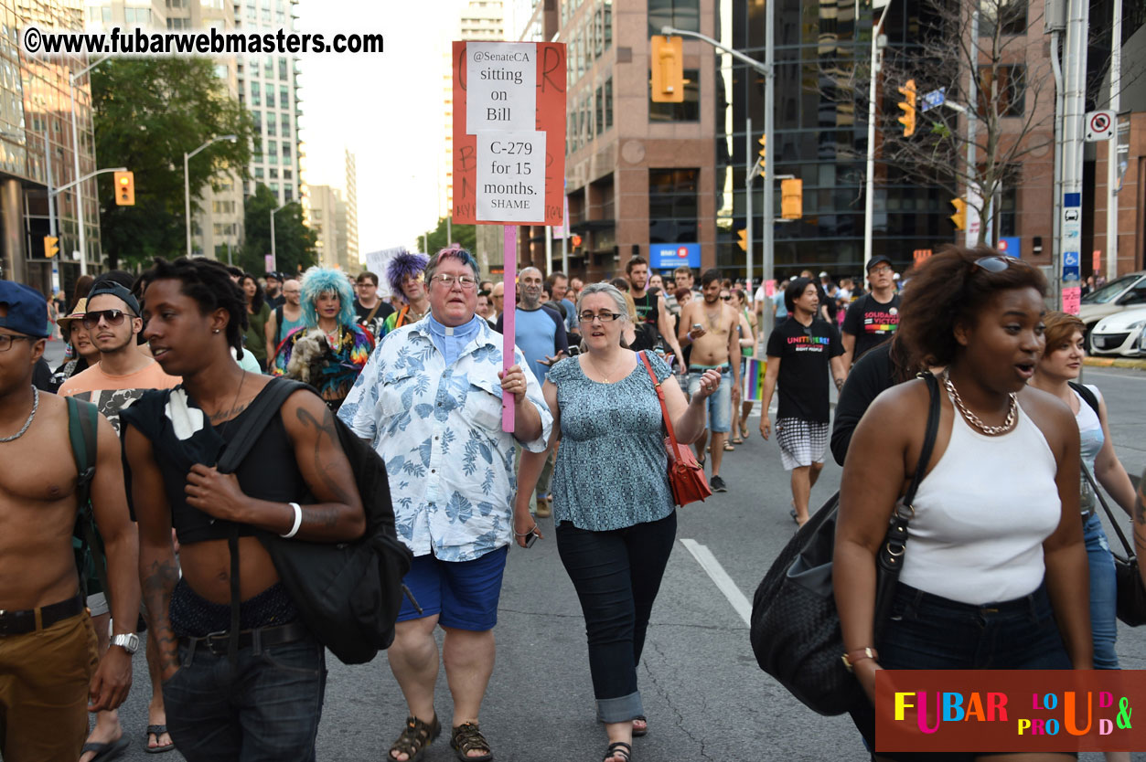 Annual Trans* Pride March