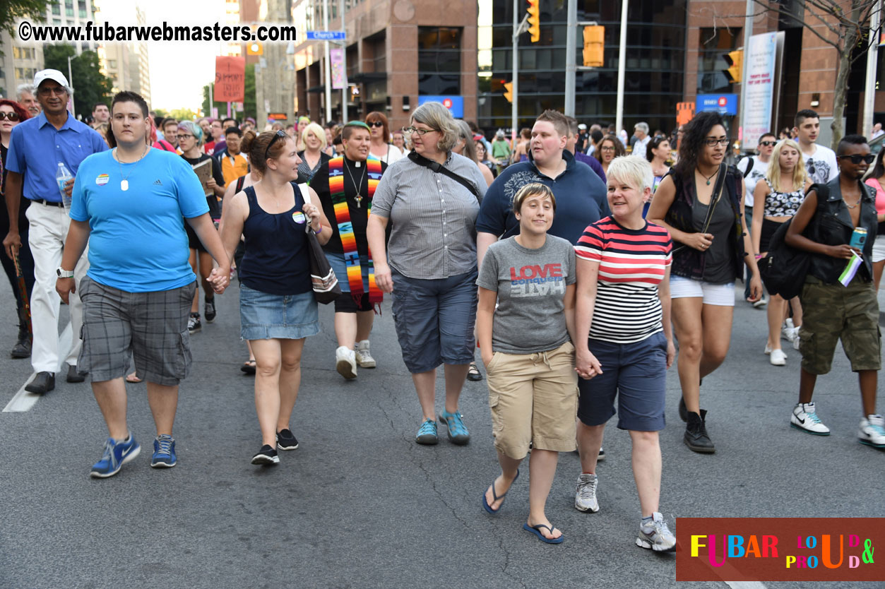 Annual Trans* Pride March