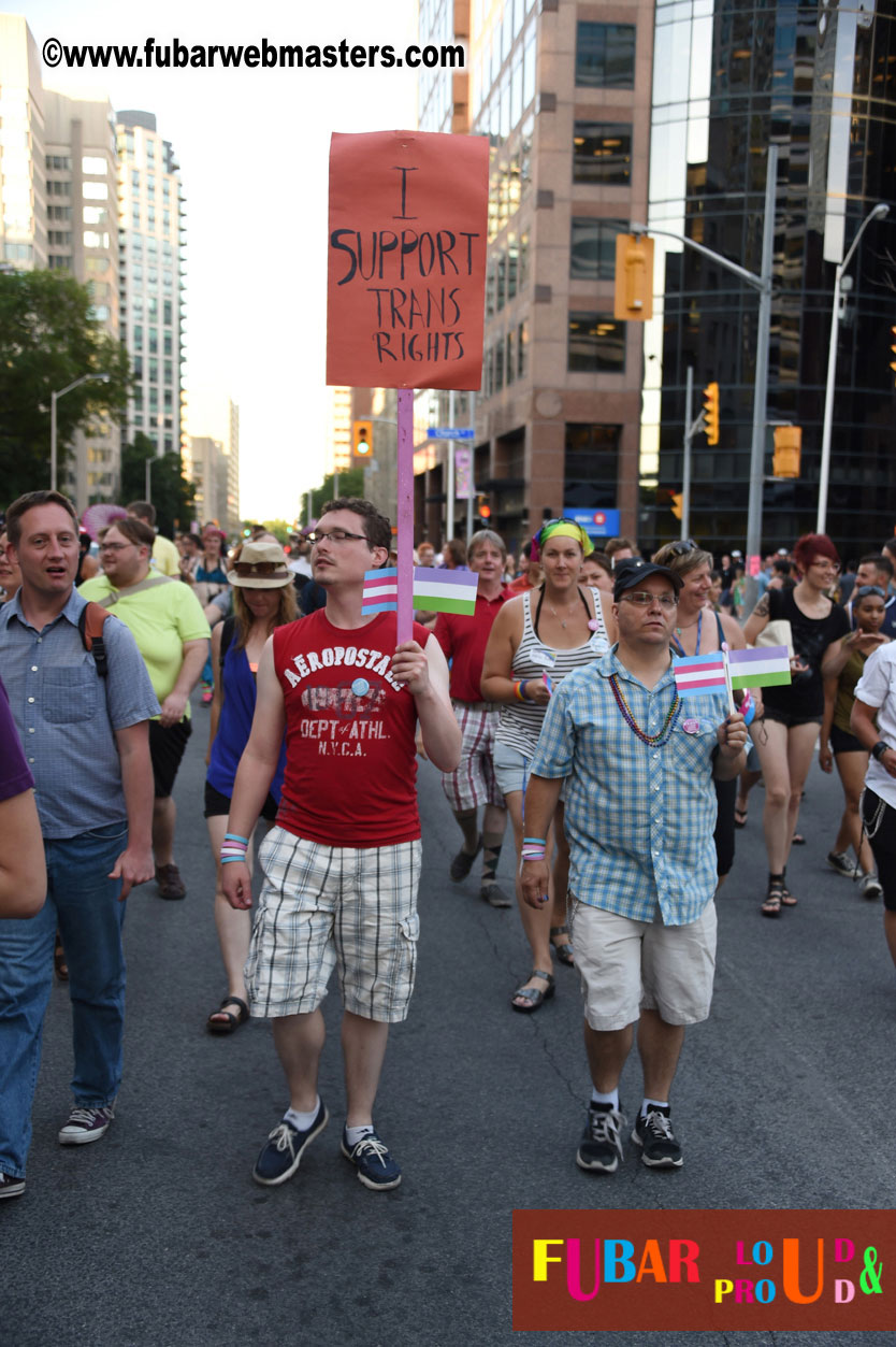 Annual Trans* Pride March