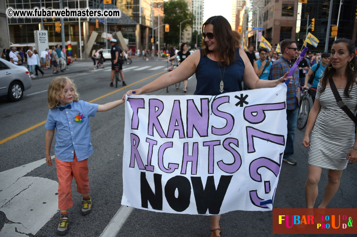 Annual Trans* Pride March