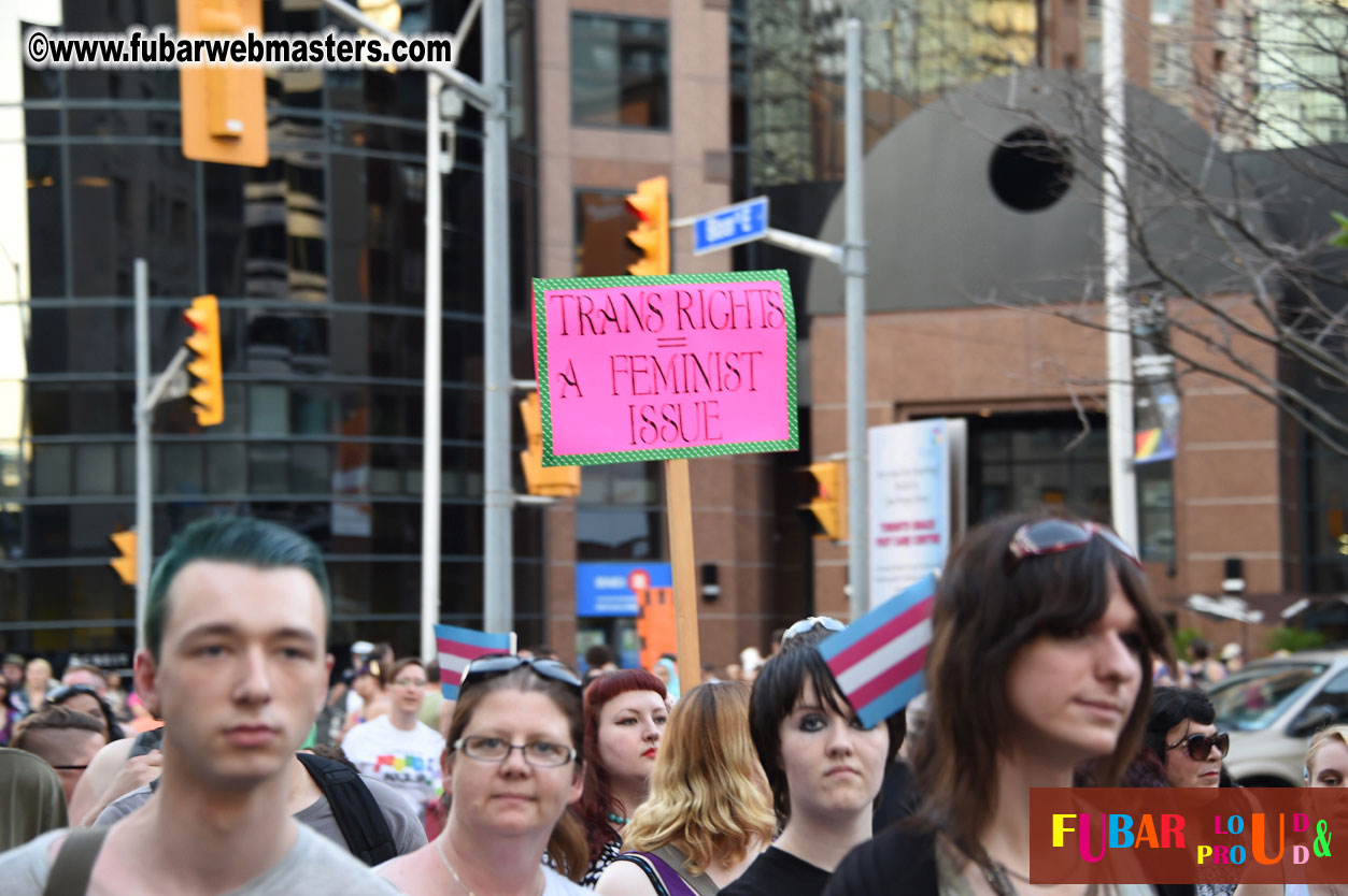 Annual Trans* Pride March