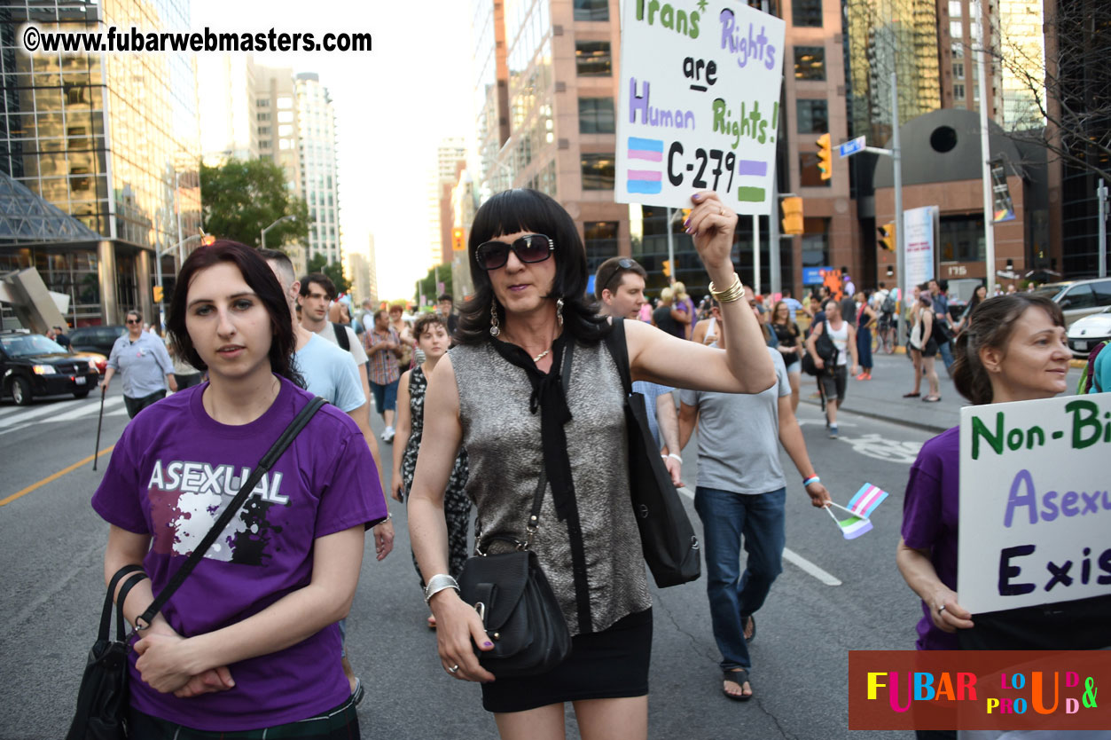 Annual Trans* Pride March