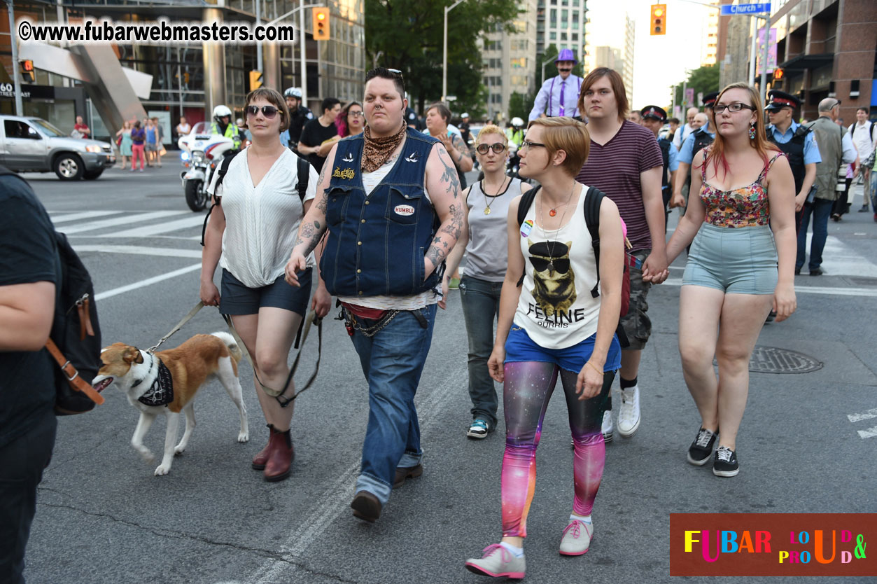 Annual Trans* Pride March