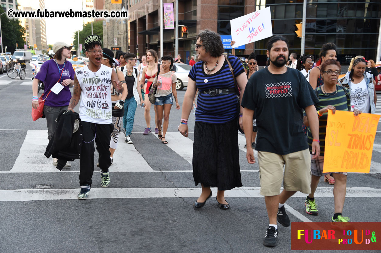 Annual Trans* Pride March