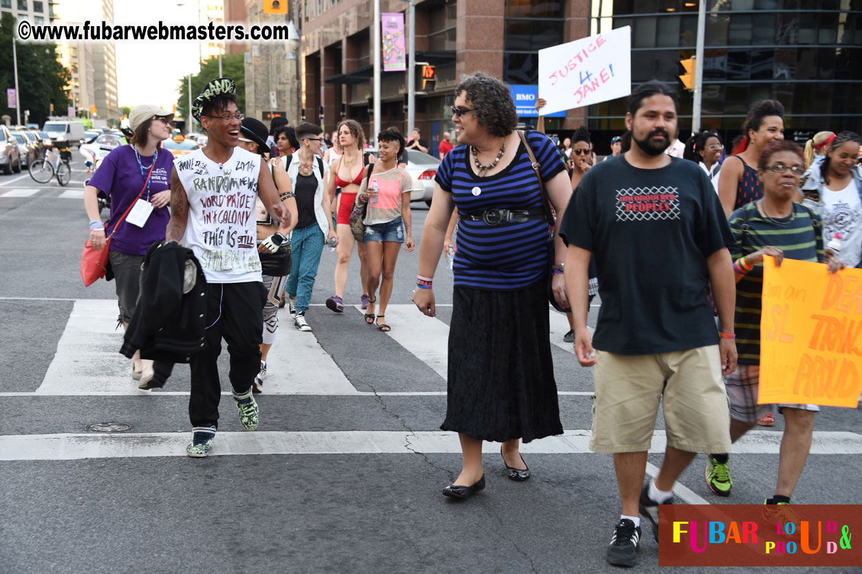 Annual Trans* Pride March