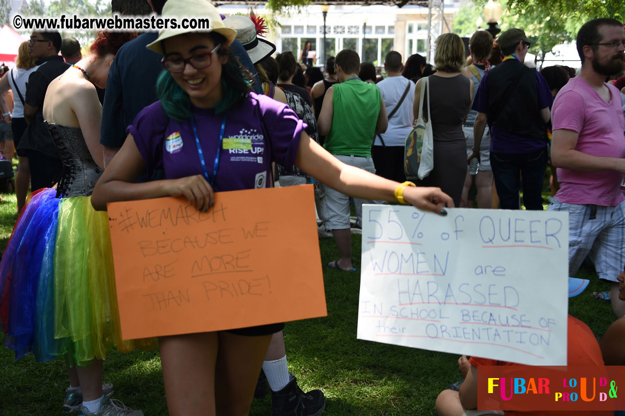 WorldPride 2014 Toronto Dyke March