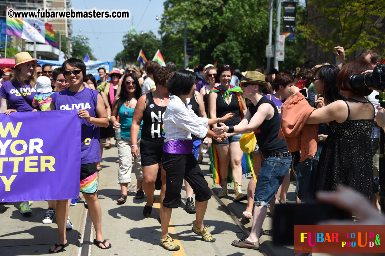 WorldPride 2014 Toronto Dyke March