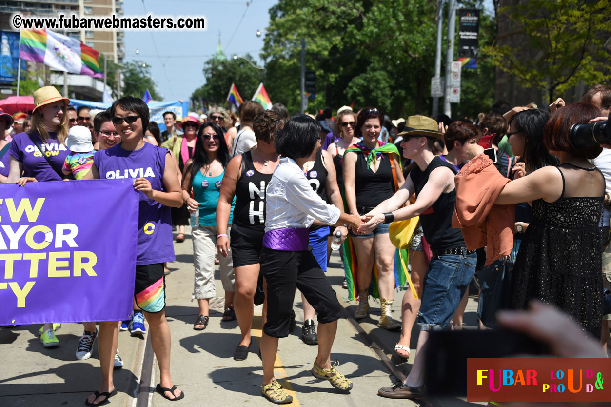 WorldPride 2014 Toronto Dyke March