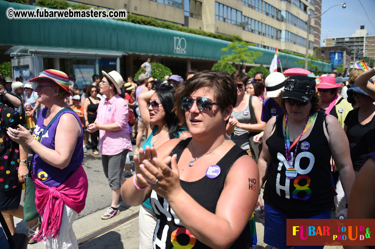 WorldPride 2014 Toronto Dyke March