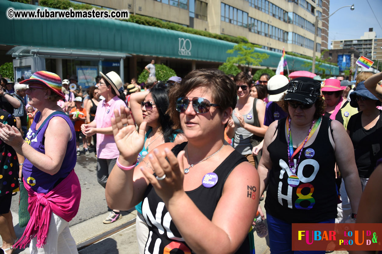 WorldPride 2014 Toronto Dyke March