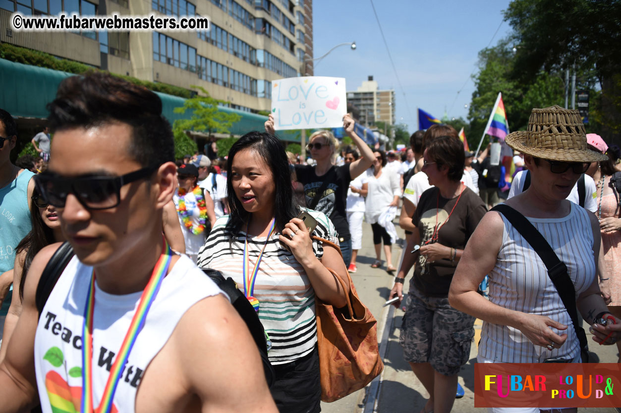 WorldPride 2014 Toronto Dyke March