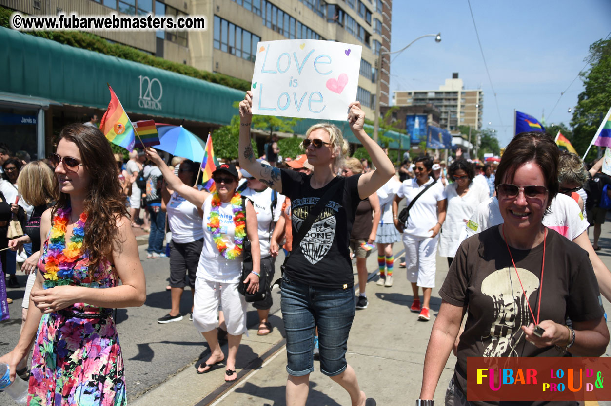 WorldPride 2014 Toronto Dyke March