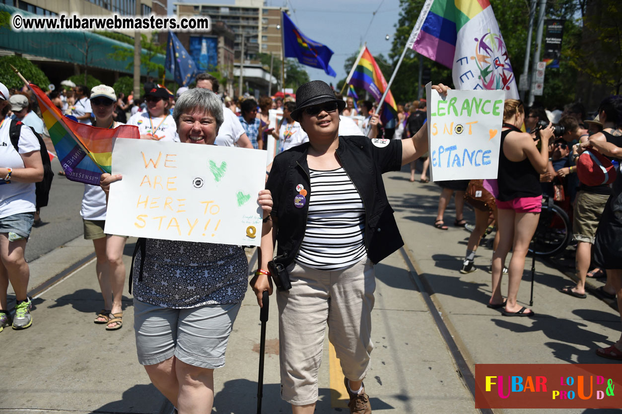 WorldPride 2014 Toronto Dyke March