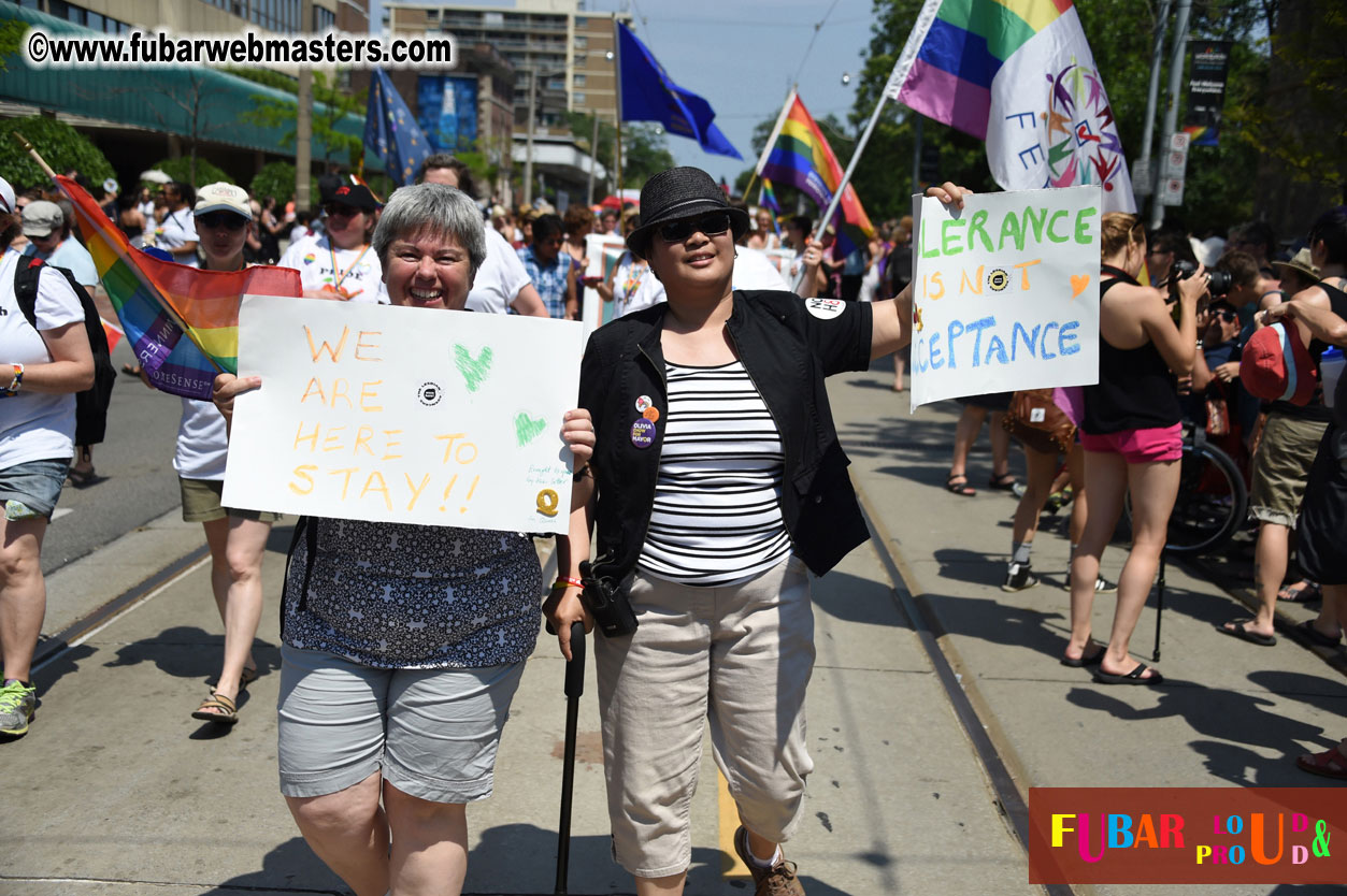 WorldPride 2014 Toronto Dyke March