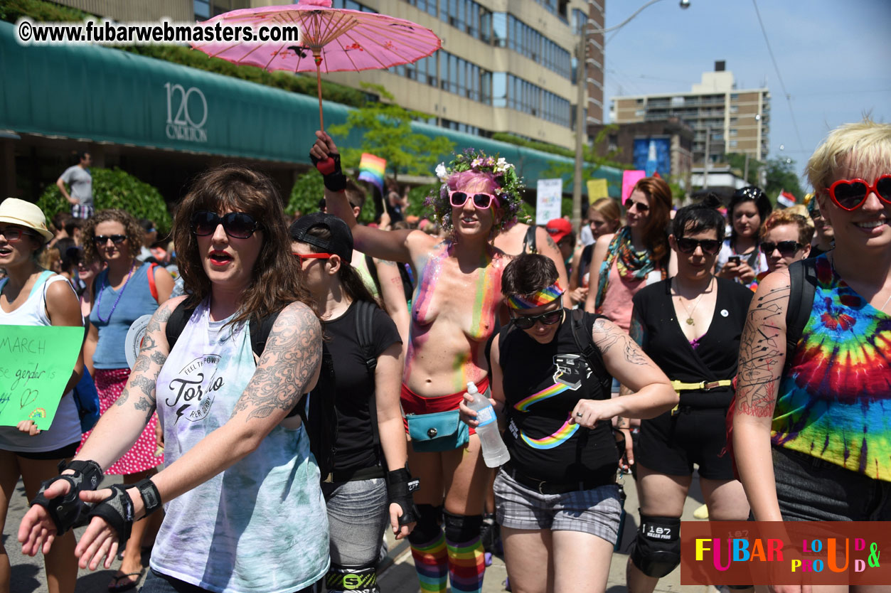 WorldPride 2014 Toronto Dyke March