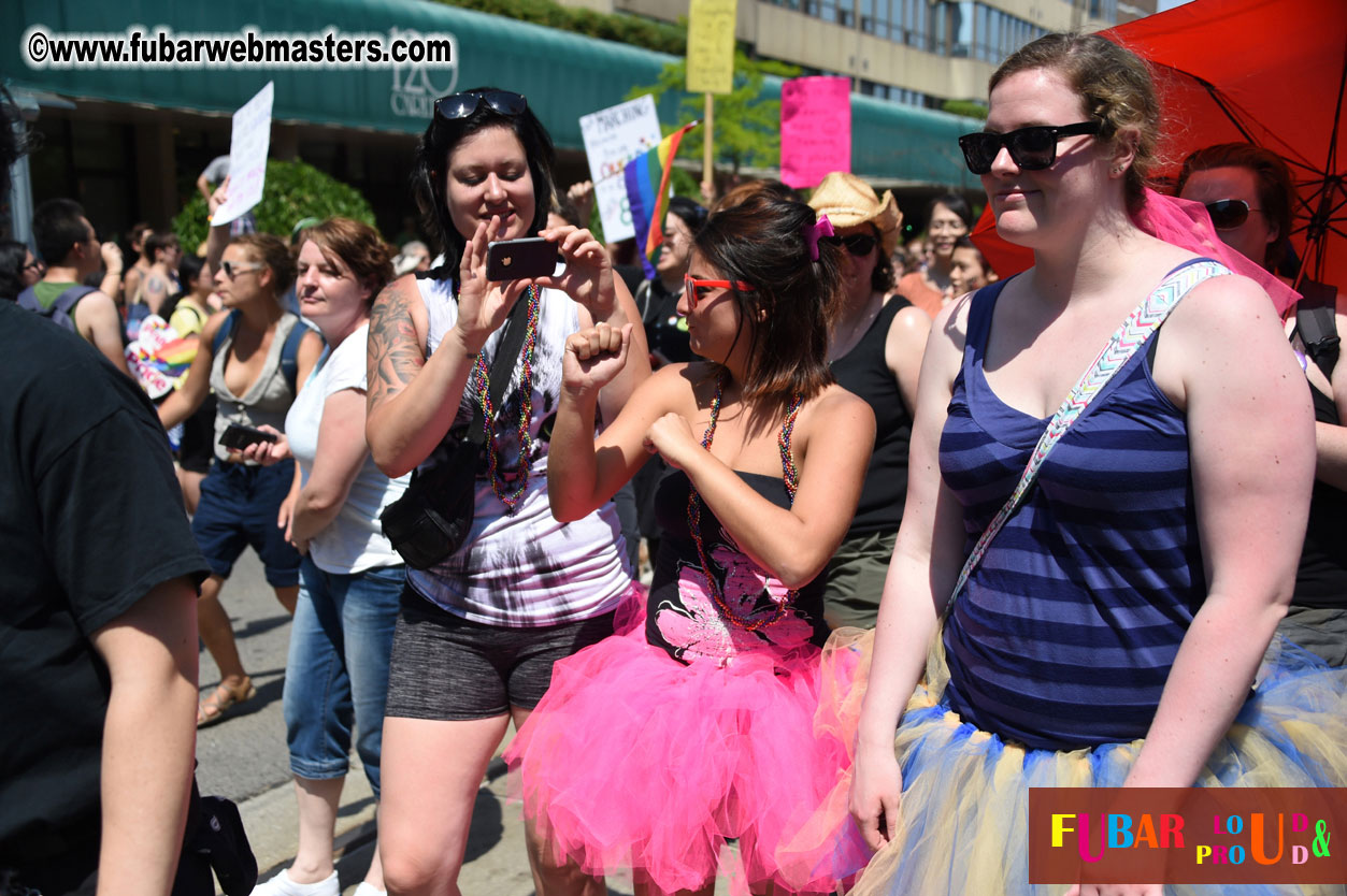 WorldPride 2014 Toronto Dyke March