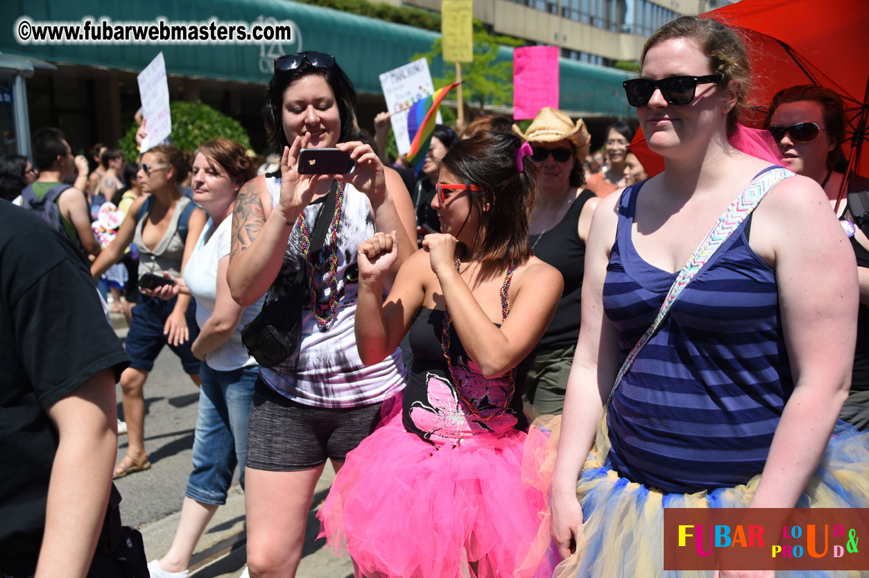 WorldPride 2014 Toronto Dyke March