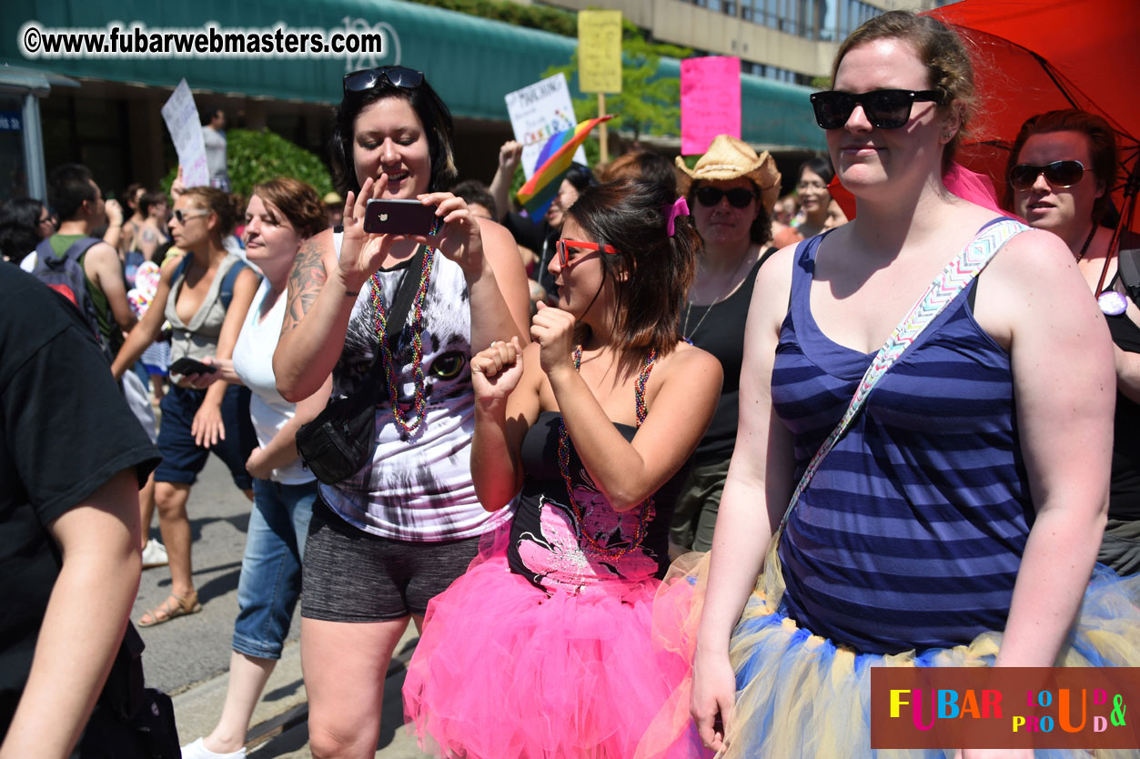 WorldPride 2014 Toronto Dyke March