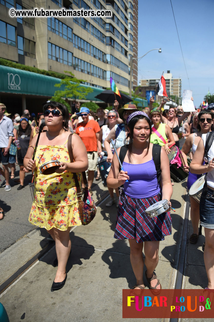 WorldPride 2014 Toronto Dyke March