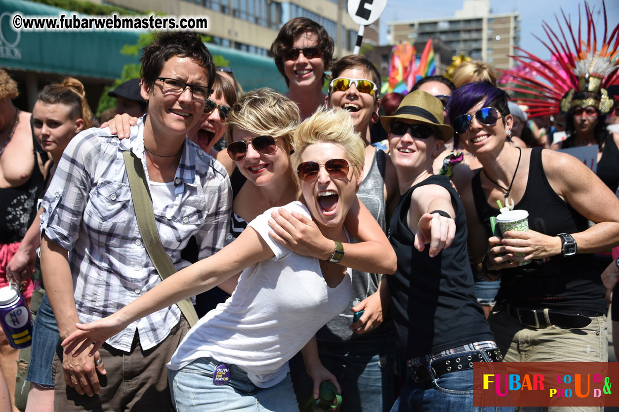 WorldPride 2014 Toronto Dyke March