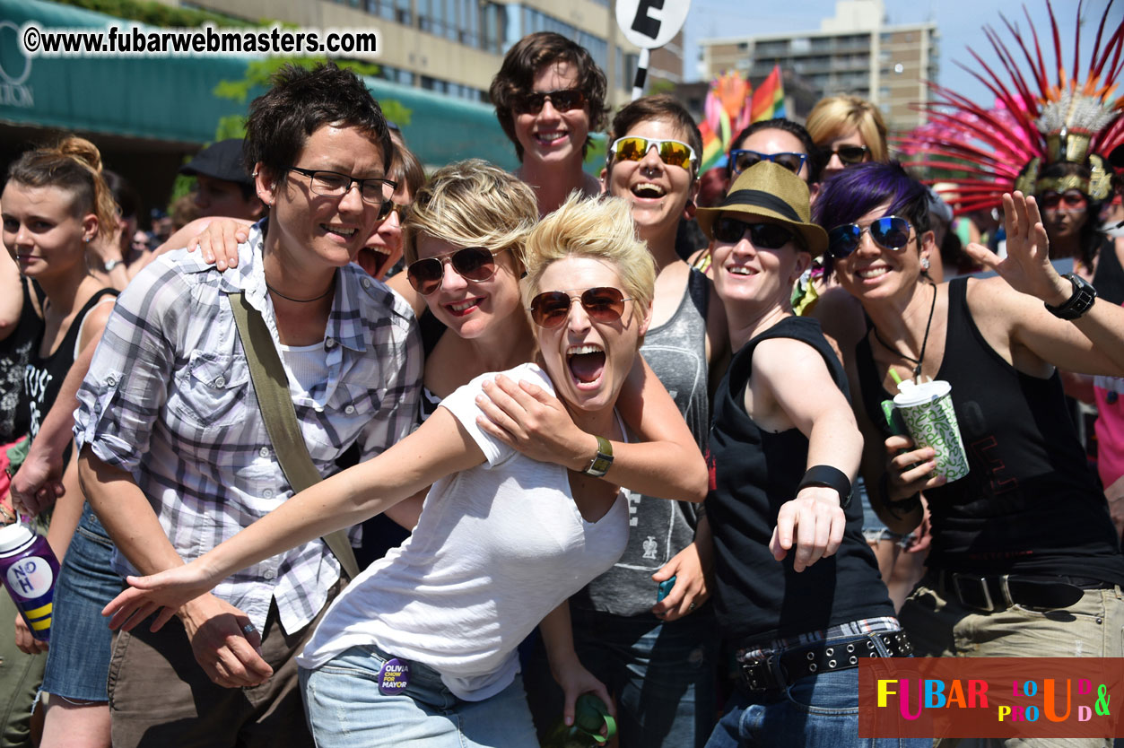 WorldPride 2014 Toronto Dyke March